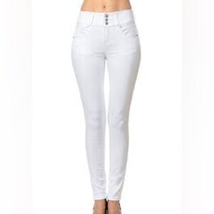 Wax Jean Women’s White High Rise Skinny Jeans 13/31